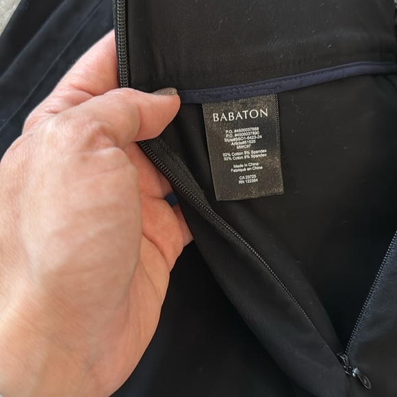 🏴 Aritzia Babaton Black Bi-Stretch Trousers size 0 - Picture 12 of 12